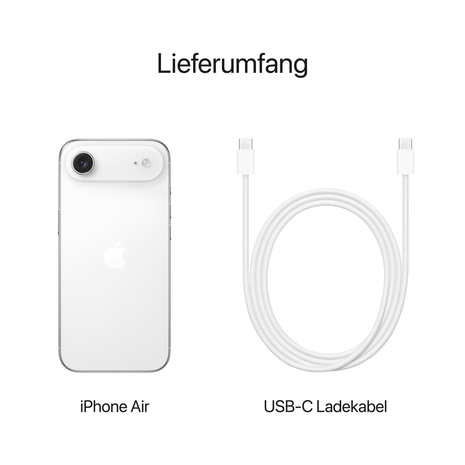 Apple iPhone Air 256 GB Wolkenweiß
