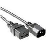 ACT 230V connection cable C14 - C19 2 m 2m Schwarz Stromkabel (AK5025)