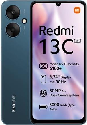 Xiaomi Redmi 13c 5G 128GB 17,12cm 6,74Zoll blau (99935415)