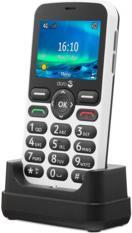 DORO 5860 - 4G Feature Phone - microSD slot - 320 x 240 Pixel - rear camera 2 MP - Schwarz, weiß (380502)