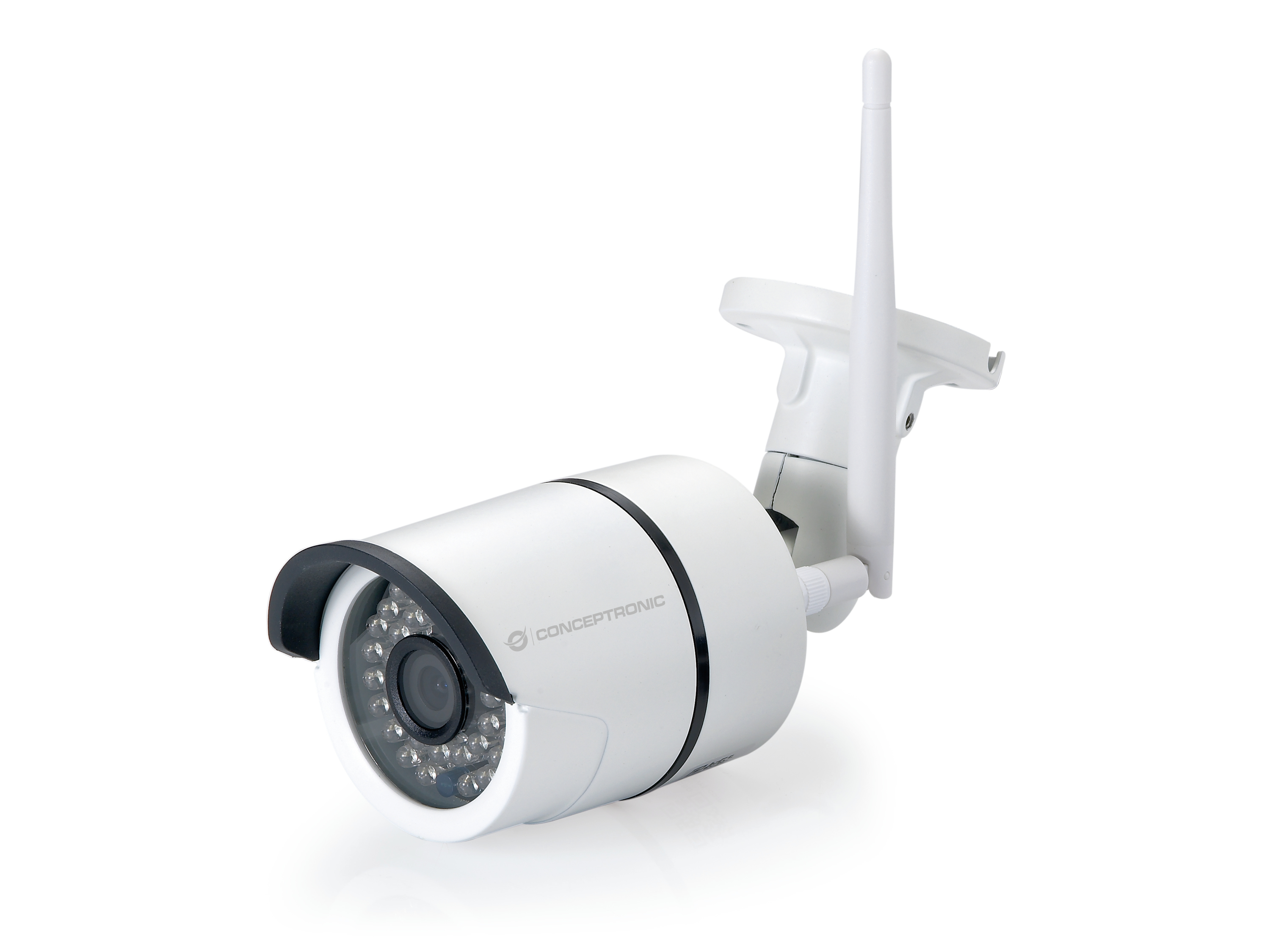 Conceptronic JARETH HD Wireless Cloud IP Kamera Outdoor 720p H.264 Weiß