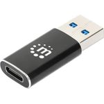 Manhattan USB-A auf USB-C Adapter USB 3.2 Gen 2 10Gbps - Adapter (153980)