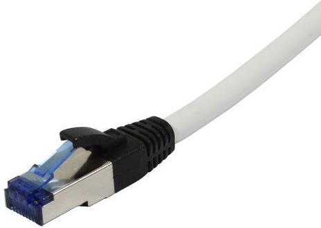 Patchkabel RJ45, CAT6A 500Mhz, 7,5m, weiss, S-STP(S/FTP), PUR(Superflex), Außen/Outdoor/Industrie, AWG26, Synergy 21 (S217752)