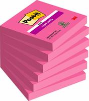 Post-it Super Sticky Haftnotizen extrastark 654SPI pink, 6 Blöcke (7100263208)