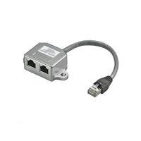 Microconnect MPK421 RJ45 2x RJ45 Grau Kabelschnittstellen-/adapter (MPK421)