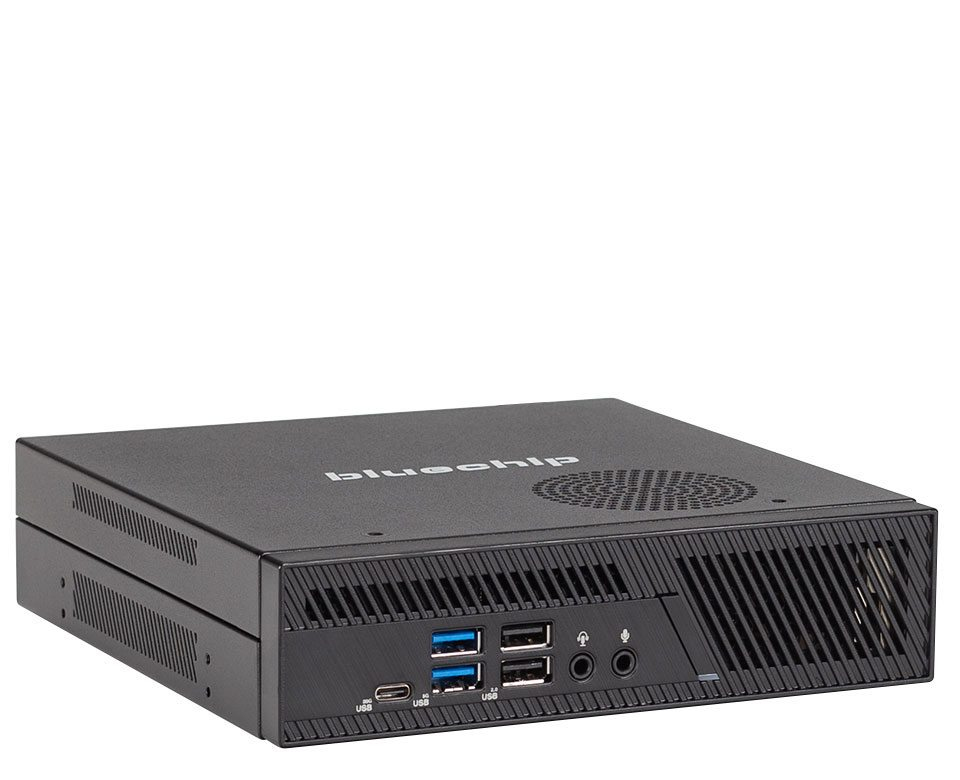 bluechip BUSINESSline S3137 Mini-PC, Intel Core i3-14100, 8 GB RAM, 500 GB SSD, Windows 11 Pro, Schwarz