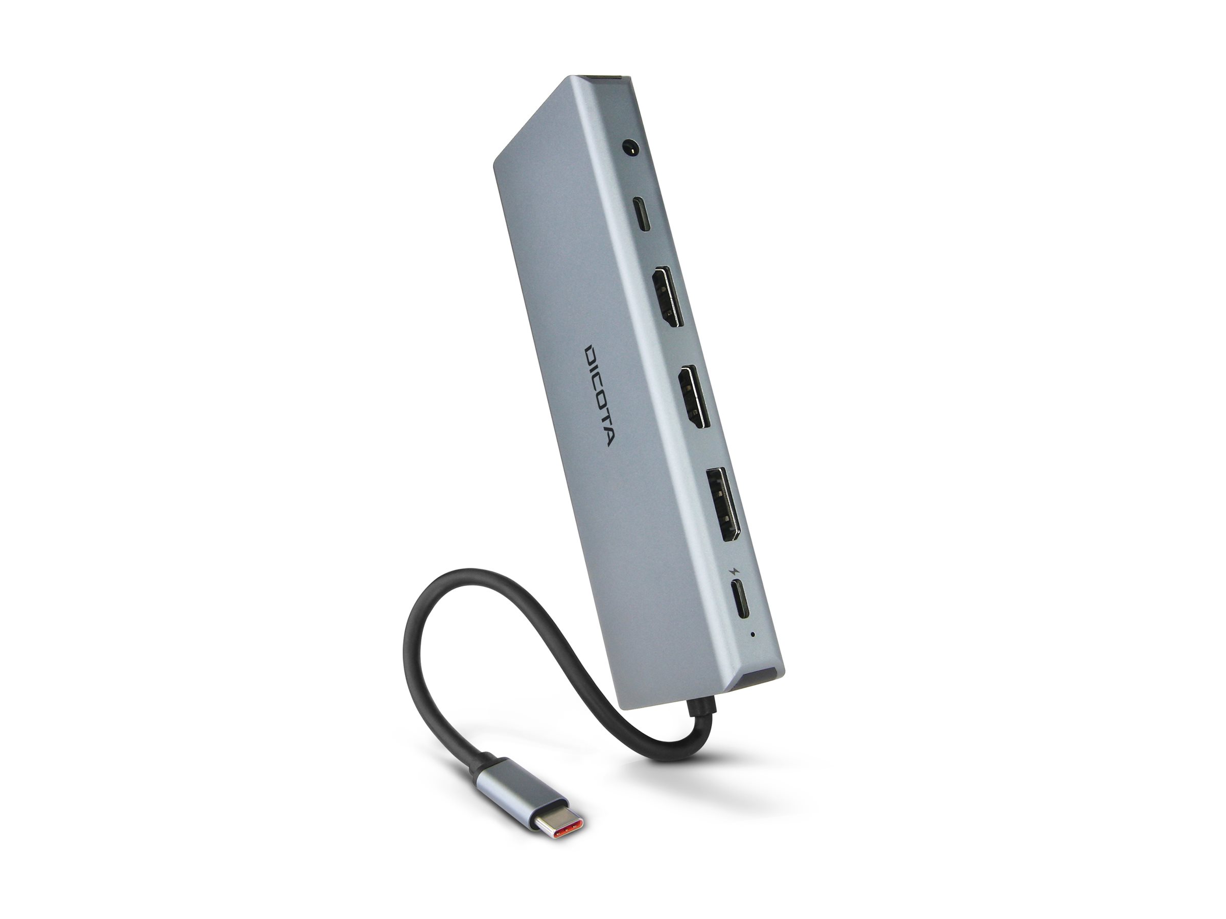 Dicota D32065 USB-C Dockingstation 13-in-1 Silber