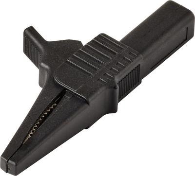 Voltcraft MSK-125 sw Krokodilklemme Steckanschluss 4 mm CAT II 300 V Schwarz (VC-17155635)