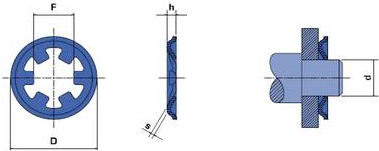 Klemmscheiben für Wellen (KS2,5)