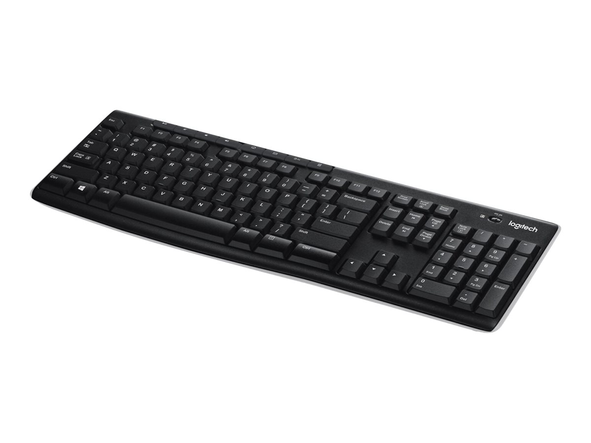 Logitech Wireless Keyboard K270 Tastatur QWERTZ Deutsch Schwarz