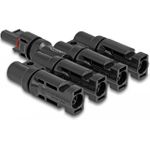 DeLOCK 60027 Kabeladapter 1 x DL4 4 x DL4 Schwarz (60027)