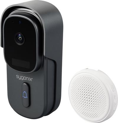 Sygonix IP-Video-Tuersprechanlage WLAN Funk Grau Weiß (SY-6721066)