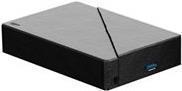 SILICON POWER External HDD Stream S07 6TB 8,89cm 3.5" USB 3.2 adaptor EU Led light Black (SP060TBEHDS07C3K)
