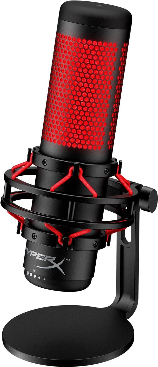 HyperX QuadCast USB Gaming-Mikrofon Rot & Schwarz