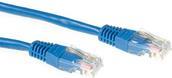 ACT Blue 0.5 meter U/UTP CAT5E patch cable with RJ45 connectors. Cat5e u/utp blue 0.50m (IB5600)