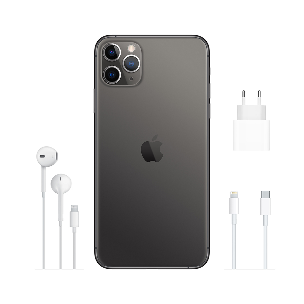 Apple iPhone 11 Pro Max 16,5 cm (6.5" ) 256 GB Dual-SIM Grau (MWHJ2ZD/A)