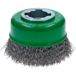 Bosch Accessories Topfbürste X-LOCK Clean for Inox, 75 mm, 0,3 mm, gewellter rostfreier Stahldraht 2608620728 1 St.