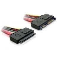 Delock Verlängerungskabel SATA 6 Gb/s 22 Pin Stecker > SATA 22 Pin Buchse (5 V + 12 V) 50 cm (84361)