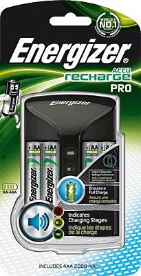 Energizer Akkuladegerät Pro Charger E300696600 +4x2400mAh