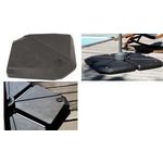 EDA Ballastplatte für Pendelschirm, zum Füllen, dunkelgrau zum Befüllen mit Wasser oder Sand, UV-beständig - 1 Stück (019680 G.GF)