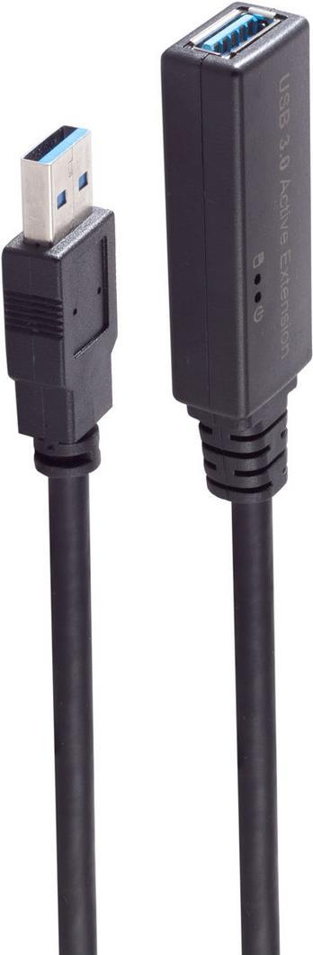 shiverpeaks BS13-39085 USB Kabel 15 m USB A Schwarz (BS13-39085)
