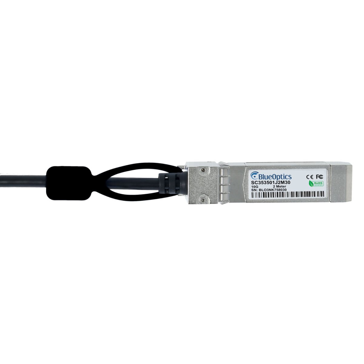 BlueOptics DAC10G-50CM-BL SFP+ 0,5 m Schwarz