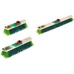 Peggy Perfect Besen "Käfer", Holz natur, Breite: 290 mm robuster Holzkörper, mit Marienkäfer-Motiv, grüne PET/ - 1 Stück (70305)