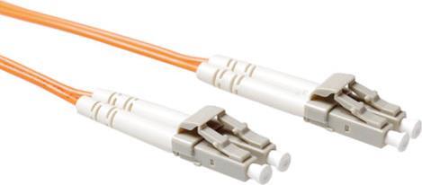 ADVANCED CABLE TECHNOLOGY 0.5 meter LSZH Multimode 62.5/125 OM1 fiber patch cable duplex