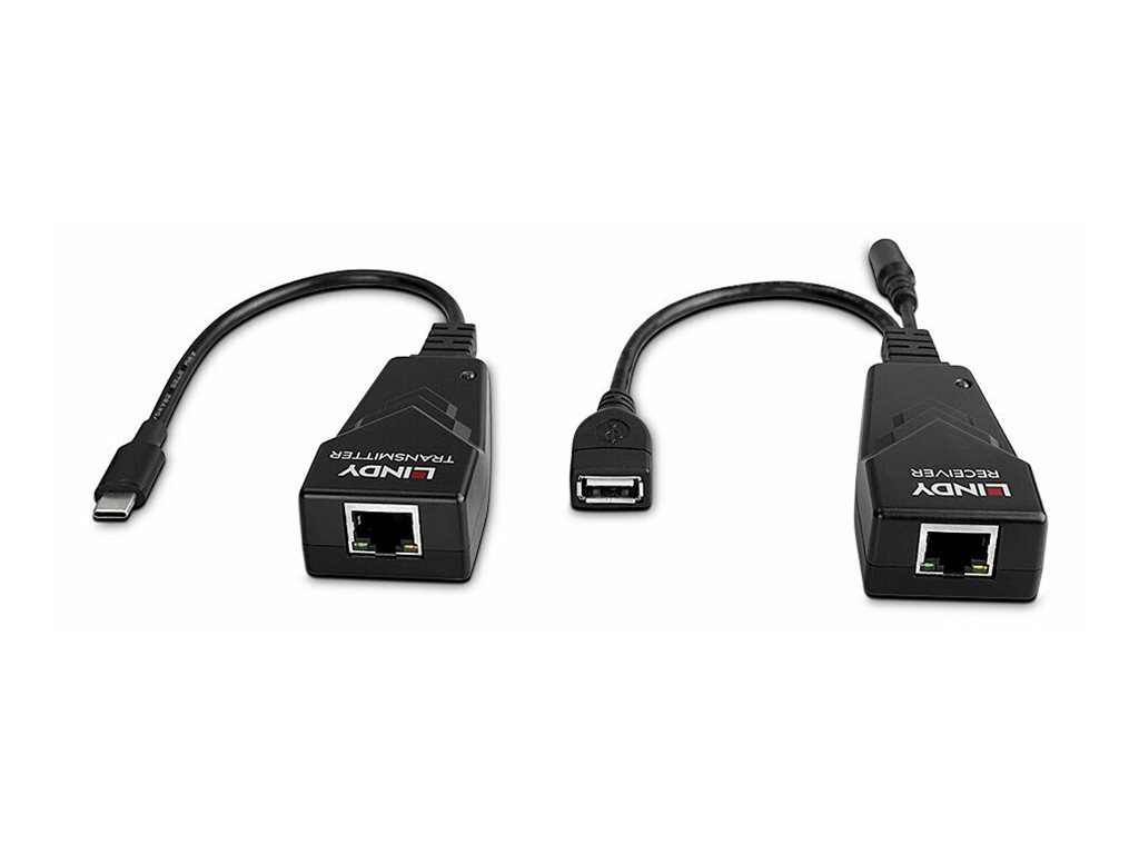 LINDY 43390 Netzwerkextender USB 2.0 Schwarz