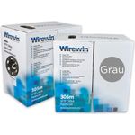 Wirewin VKBOX KAT6A PATCH 305 Netzwerkkabel Grau 305 m Cat6a S/FTP (S-STP) (VKBOX KAT6A PATCH 305 GR)
