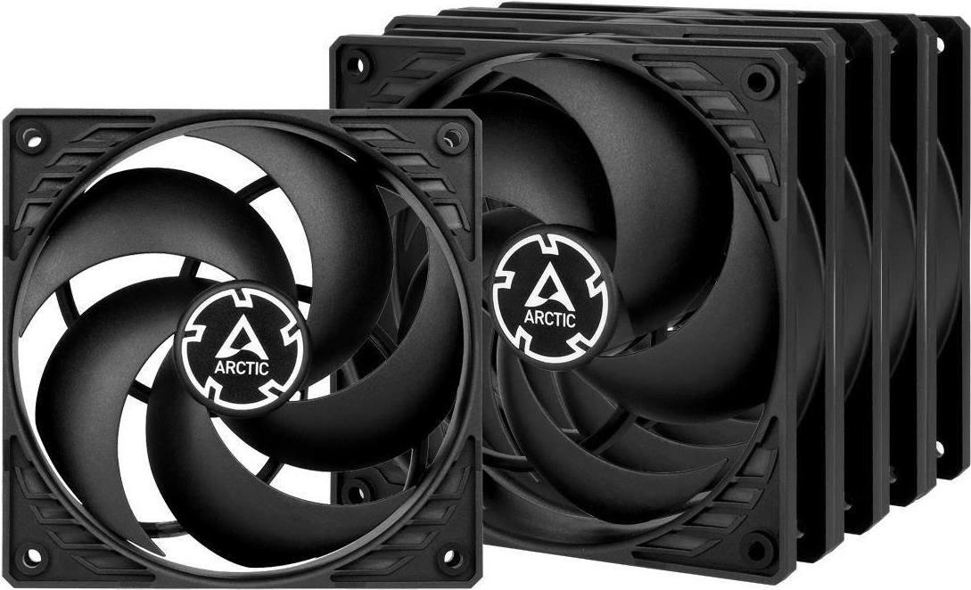 ARCTIC P12 Value Pack 120mm Gehäuselüfter 5er-Set Schwarz