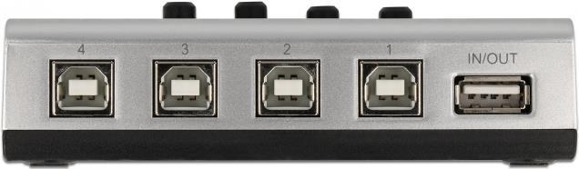 Delock USB-Umschalter für die gemeinsame Nutzung von Peripheriegeräten (87763)