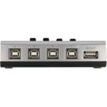 Delock USB-Umschalter für die gemeinsame Nutzung von Peripheriegeräten (87763)