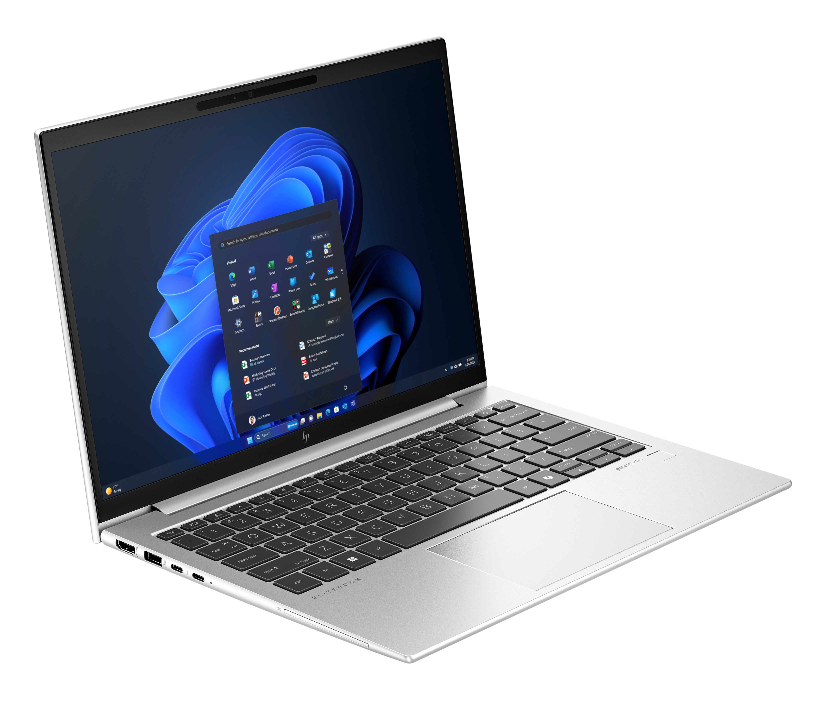 HP EliteBook 835 G11 13,3" AMD Ryzen 7 8840U 32 GB RAM 512 GB SSD Silber