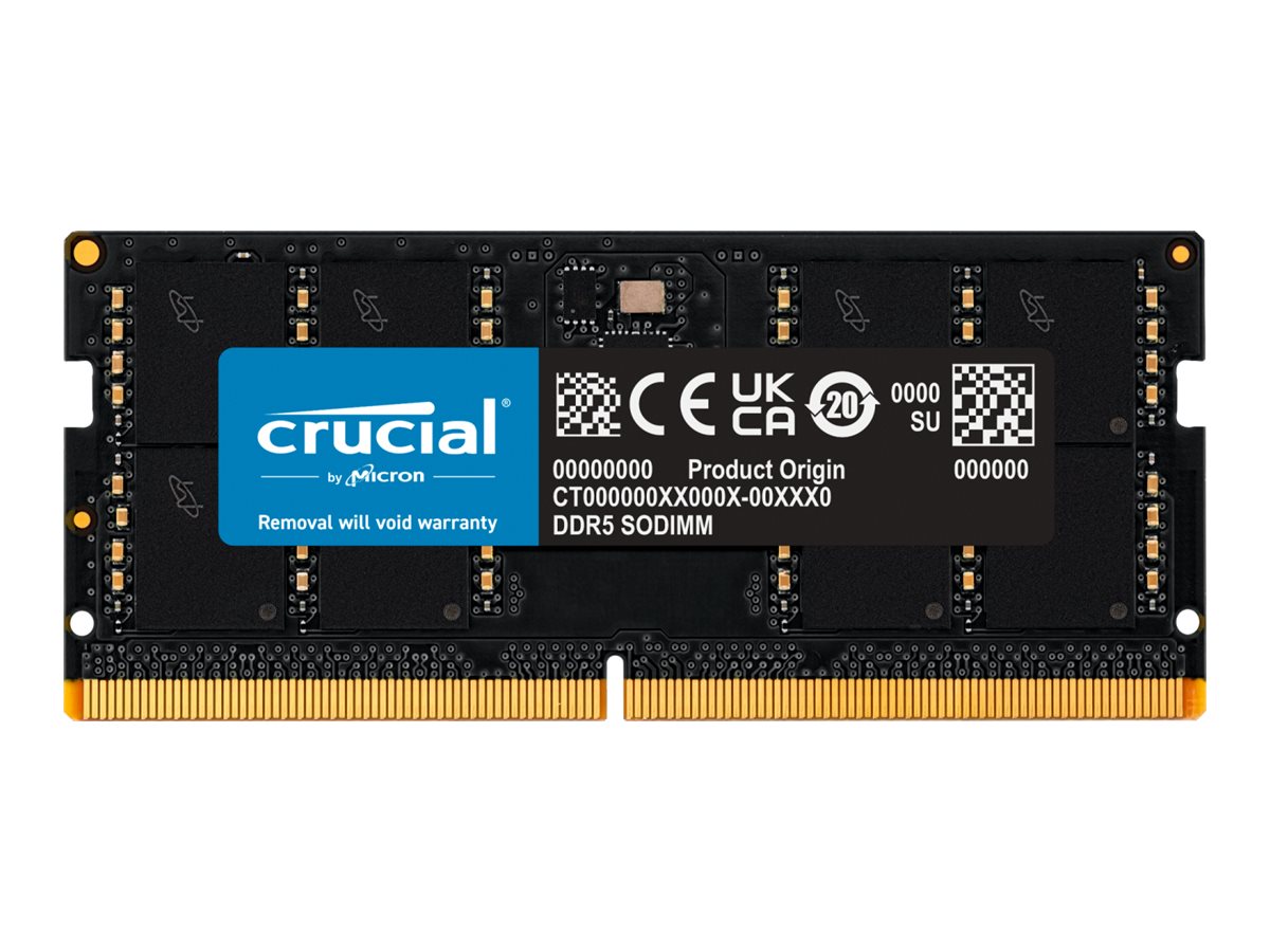Crucial CT48G56C46S5 DDR5 SO-DIMM 48 GB 5600 MHz CL46 Schwarz