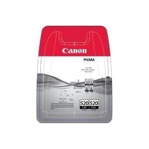 Canon PGI-520PGBK Twin Pack - Tintenbehälter - 2 x pigmentiertes Schwarz - fü...