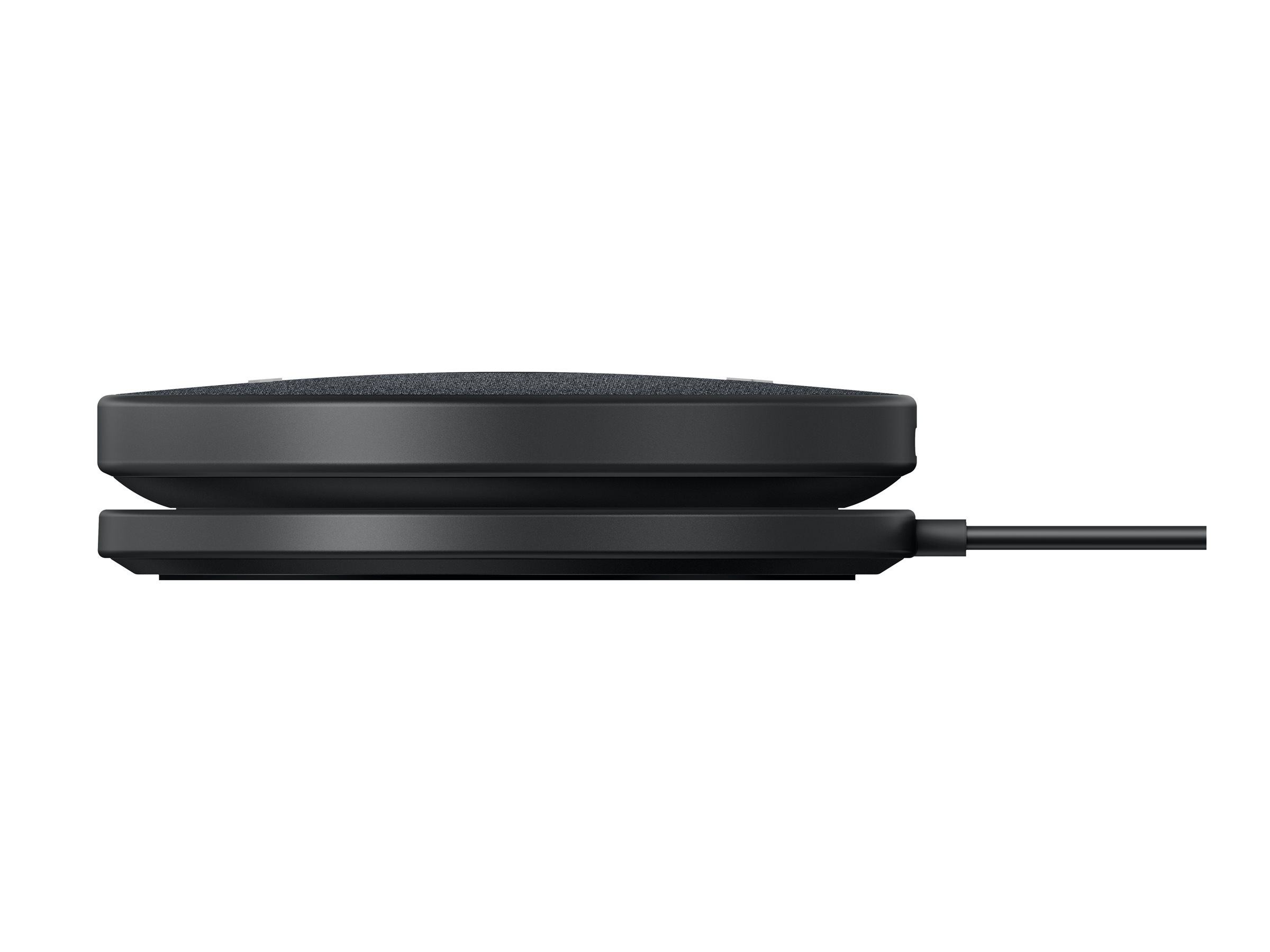 Yealink VCM36-W Kabelloses Konferenzmikrofon mit Ladestation und USB-C Schwarz, Grau