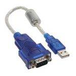 InLine® USB zu Seriell Adapterkabel Premium, Stecker A an 9pol Sub D Stecker (33304D)
