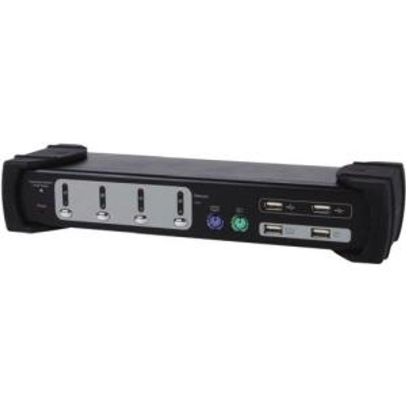 Equip Dual Monitor 4-Port Kombo KVM-/Audio-/USB-Switch 331544