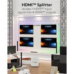 Goobay HDMI™-Splitter 1 auf 4 (4K @ 60 Hz) (58483)