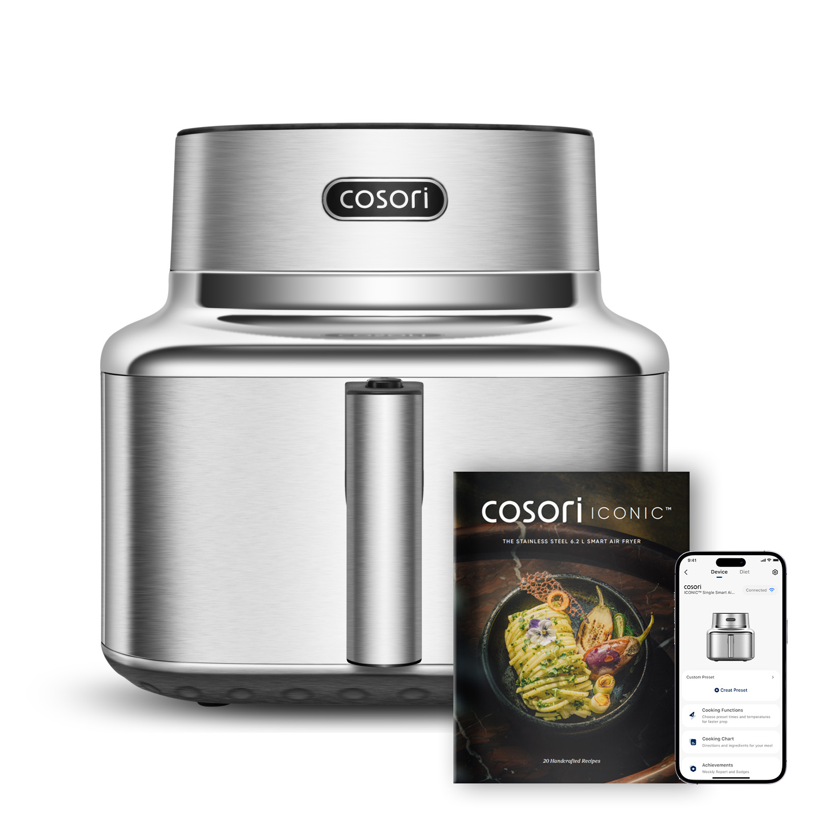 Cosori Iconic ICONIC Single 6,2 l 1725 W Edelstahl