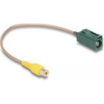 Delock Kabel FAKRA E Buchse zu Cinch Buchse RG-179 32 cm (90009)