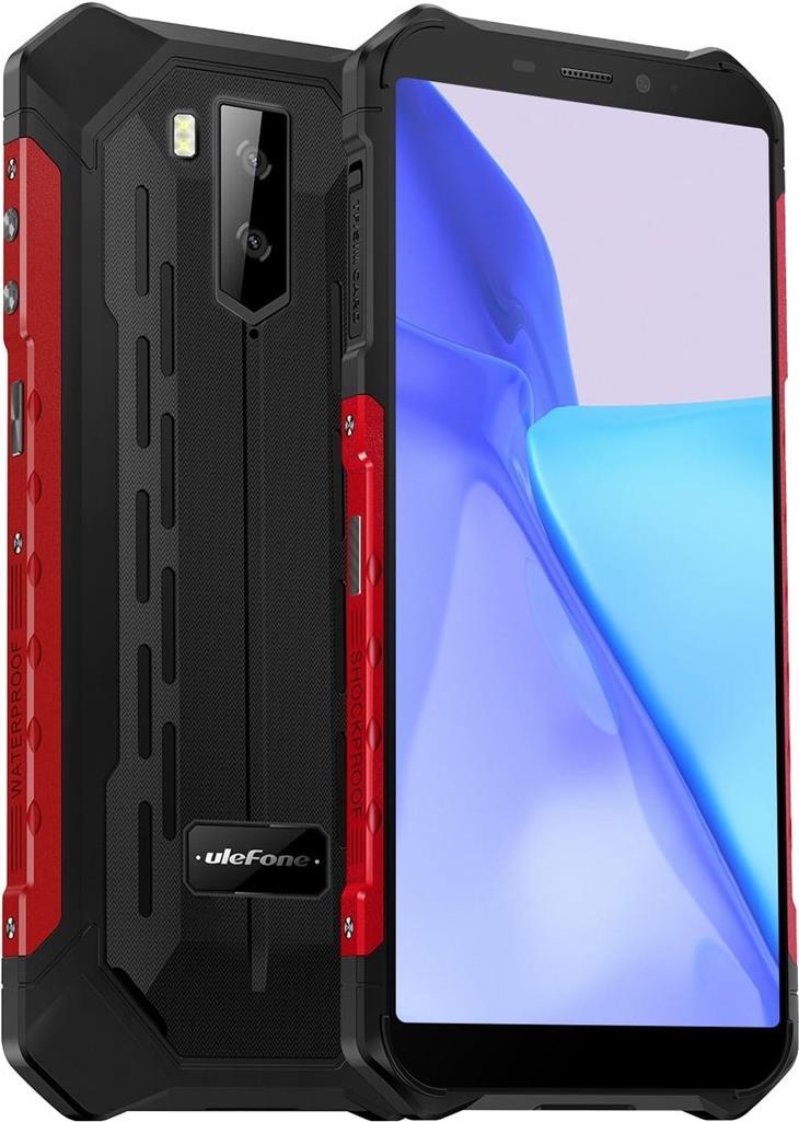 Ulefone Armor X9 Pro 14 cm (5.5") Dual-SIM Android 11 4G Mikro-USB 4 GB 64 GB 5000 mAh Schwarz - Rot (UF-AX9P/RD)