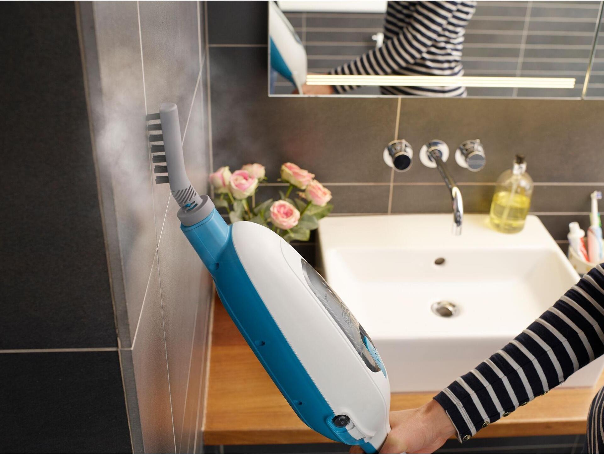 Black & Decker steam-mop FSMH13E10 1300 W Weiß
