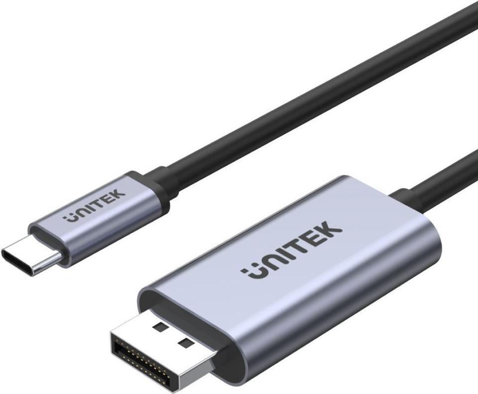 UNITEK V1409A Kabeladapter USB-C DisplayPort Schwarz - Grau (V1409A)