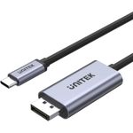 UNITEK V1409A Kabeladapter USB-C DisplayPort Schwarz - Grau (V1409A)