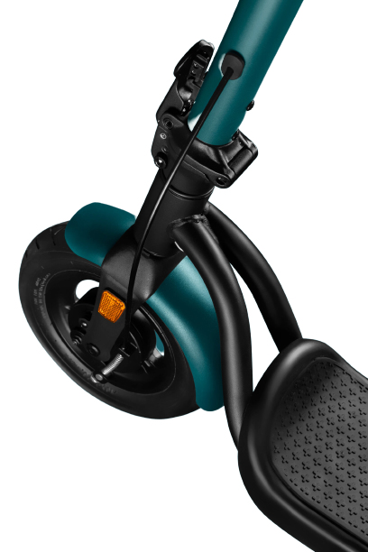 SoFlow SO2 AIR 2nd Gen. E-Scooter mit Straßenzulassung 20 km/h 350 W 10" 36 V 7,5 Ah Schwarz, Türkis