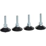 EFB-Elektronik Nivellierfüße für Schrankserie OFFICE und Wandgehäuse, 4 Stk. M8 Hersteller: EFB Elektronik (OFF-NIV01)