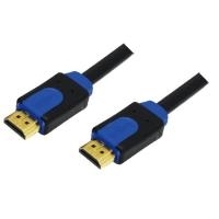 LogiLink HDMI Kabel High Speed, mit Ethernet Kabel, 1,0 m zur Übertragung von Audio, Video und Ethernet Daten (CHB1101)