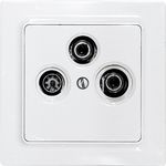 Eltako TV/RF/SAT-Abdeckung für E-Design55 TV55E/3-wg (30055840)